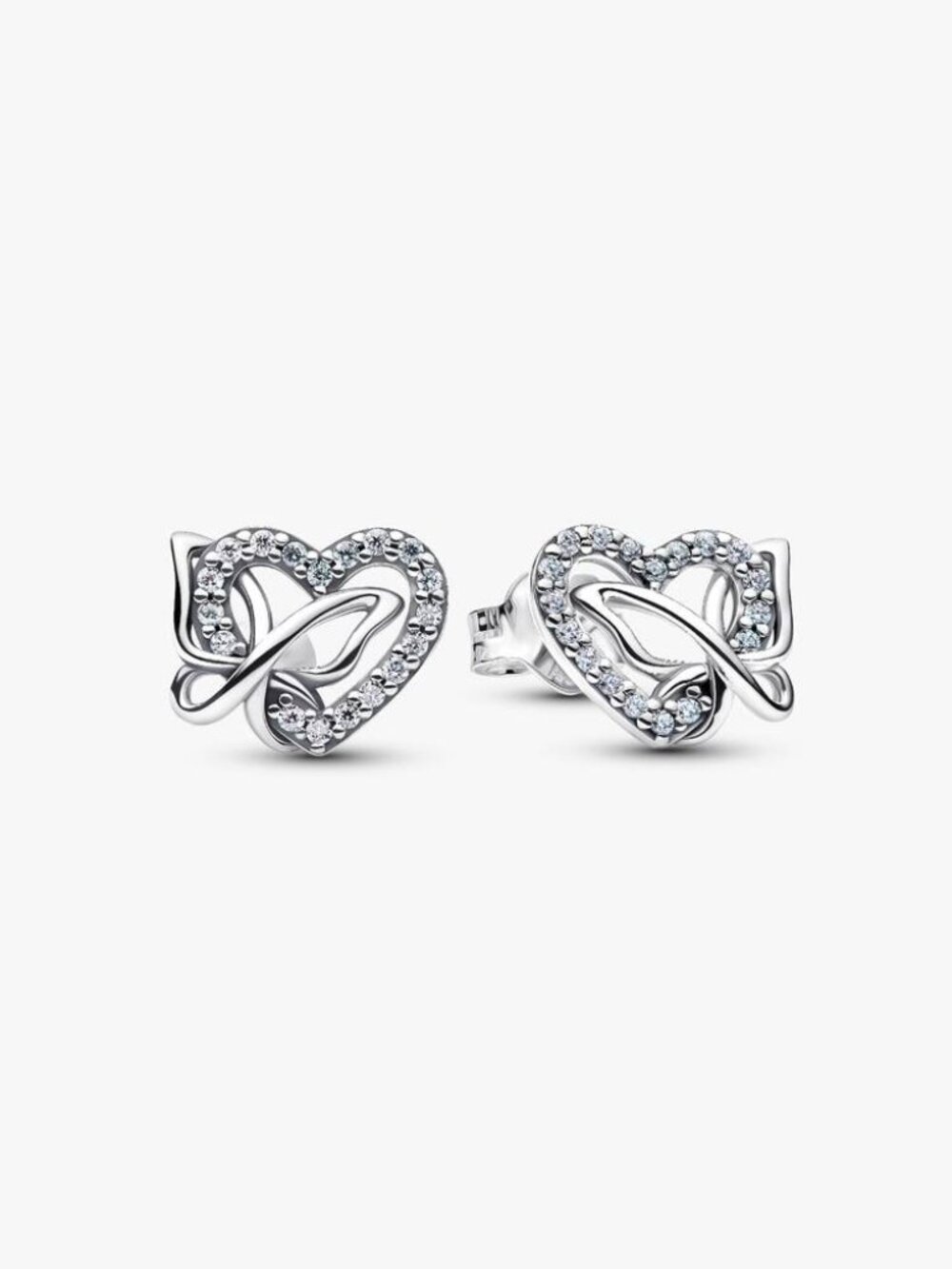 Pandora Entwined Heart & Butterfly Stud Earrings